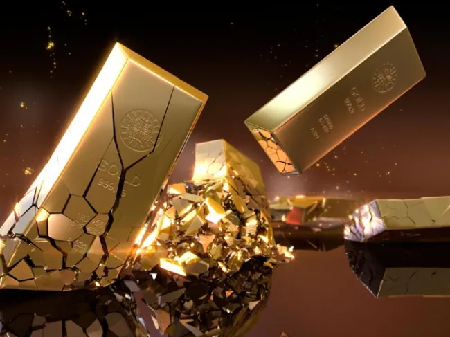broken gold